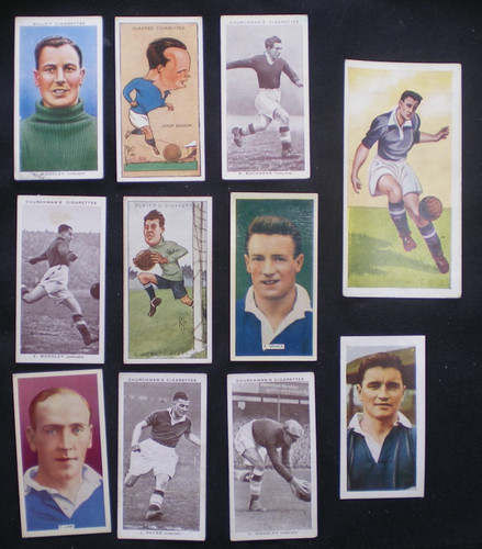 Chelsea cigarette cards - 10,