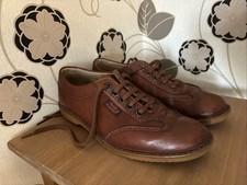 Hush Puppies Women's Tan Leather Size 5 Shoes  . Vintage. VGC