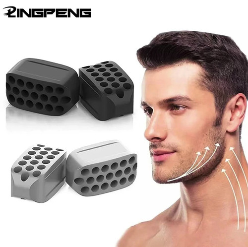 2pcs silicone jaw - jaw, exerciser