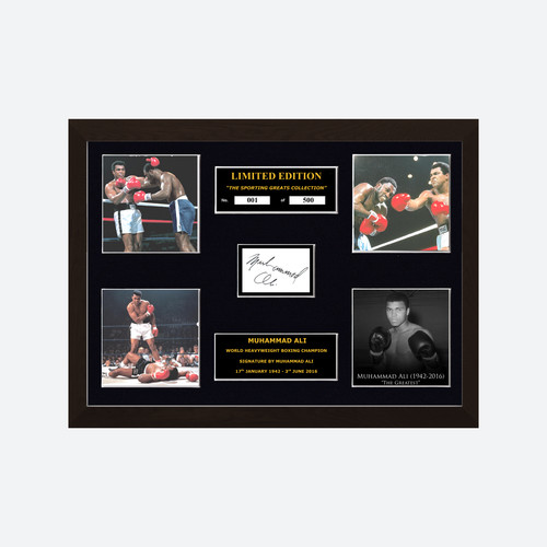 Muhammad ali signed ltd - signed,