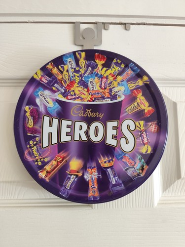Vintage cadbury heroes tin - cadbury, lid