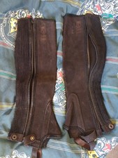 Equestrian Half Chaps. Black