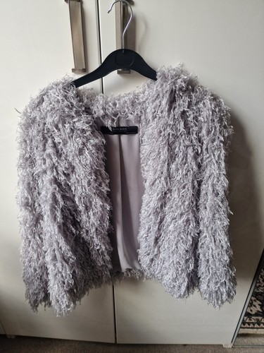 Zara women grey shaggy - women's,