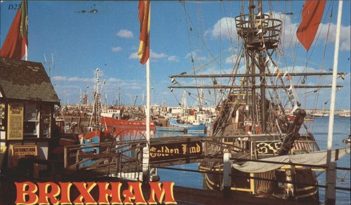 Brixham harbour golden hind - brixham,