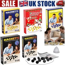 Magnetic Travel Chess Game – Portable Family Strategy Board Set with Stones Xmas