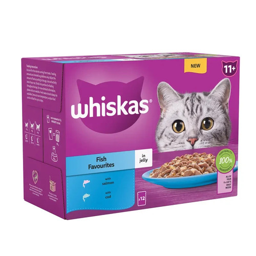 144 85g whiskas fish - x, 11+