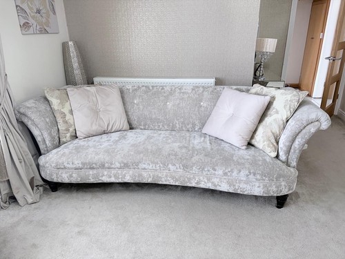Designer settee dfs crushed - dfs,