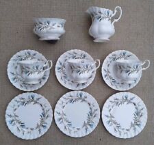 ROYAL ALBERT  - BRIGADOON - PART TEA SERVICE SELECTION.