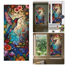 Window Film Floral Birds
