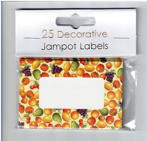 Decorative jam pot labels - jam,