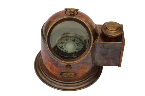 Antique cooper finish binnacle - finish,