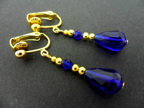 Pair cobalt blue - of,