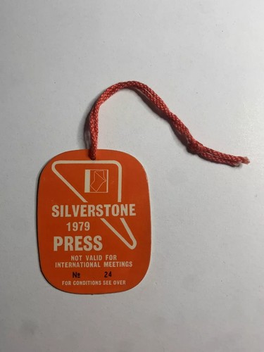 1979 silverstone ticket hang - silverstone,