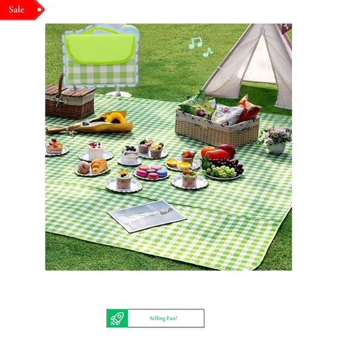 Large waterproof picnic - large,