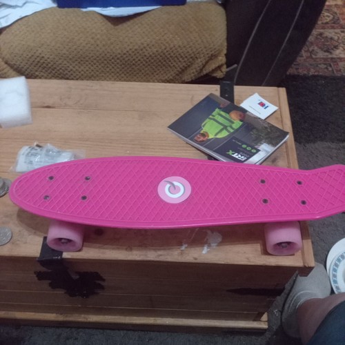 Pink light penny board - , |
