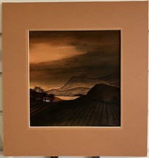 VINTAGE WATERCOLOUR PAINTING