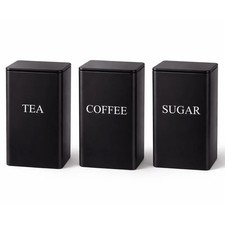 Tea Coffee Sugar Canisters Set