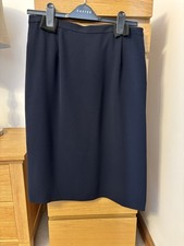 Eastex navy midi skirt with a