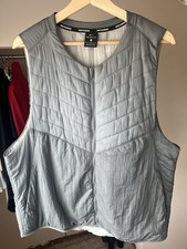Nike Running Aero Layer Gilet XL Quilted Body Warmer in Grey