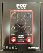 Line 6 POD Express Ultra-Compact Guitar Amp and Effects Processor Pedal