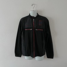 VINTAGE FCUK RACER JACKET - L