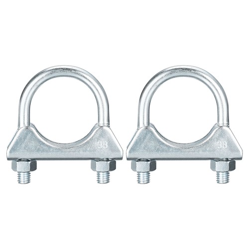 2pcs muffler bolt clamps for - u-bolt,