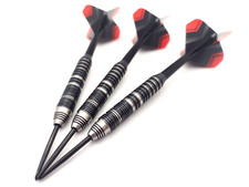 43g Heavy 90% Tungsten Dart Set Barrels, Stems + Pentathlon HD150 Dart Flights