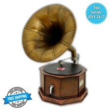 Vintage Retro Look Black Tin