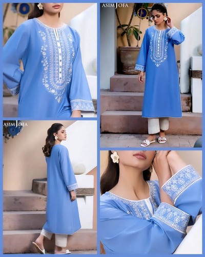 Asim jofa embroidered kurta - asim,