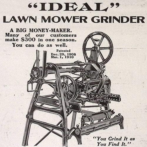 Ideal lawn mower - lawn, grinder