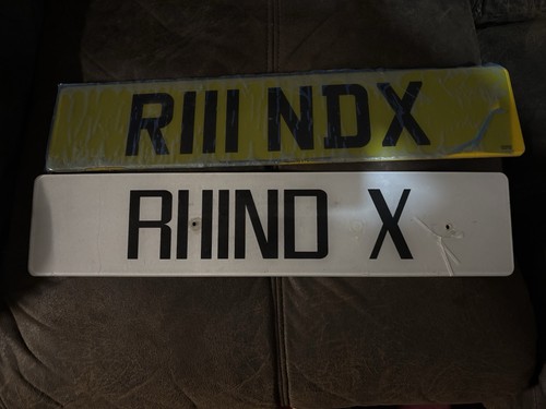 Rhino number plate cherished - rhino,