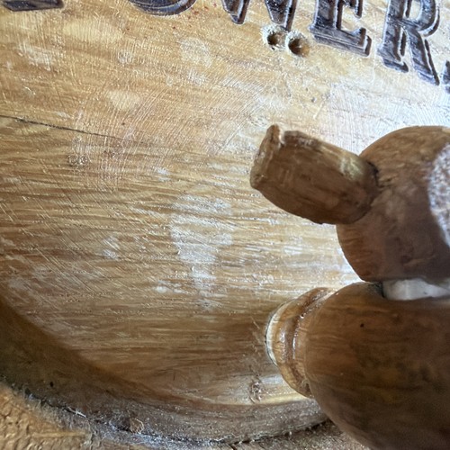 Vintage powers whiskey wooden - powers,