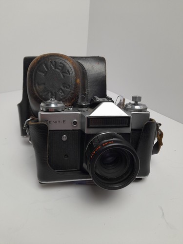 Vintage zenit camera - zenit-e, and