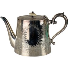 Antique Silver Plate Teapot