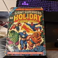 MARVEL TREASURY SPECIAL GIANT SUPER-HERO GRAB BAG 100 PAGE SPIDEY CHRISTMAS 1974