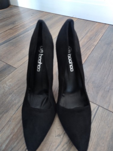 Boohoo black stiletto heel - black,