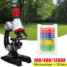 Microscope for Kids Beginners 1200x 400x 100x Magnification Science Educational