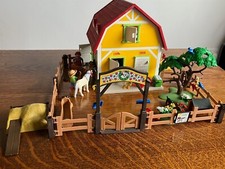 Playmobil Country pony ranch, set 5222, with 3 ponies, 3 people & accessories