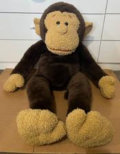 Large E&J Classic Brown Monkey Soft Toy Plush 34" 86CM