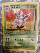 Pokémon TCG Nidorino Base Set
