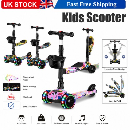 Scooter child kick flashing - child,