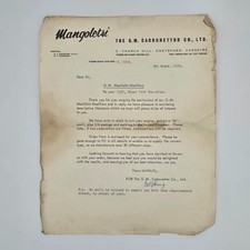 Mangolesti G.M. Carburettor