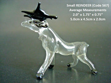 Miniature Glass DEER REINDEER