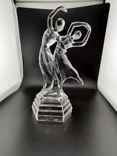 Rock crystal ballerina dancers - crystal,