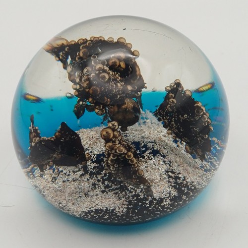 Art glass vintage paperweight - glass,