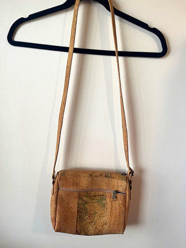 Carpel cork crossbody bag - cork,