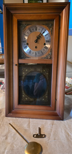 Haid wall hung grandfather - w.,