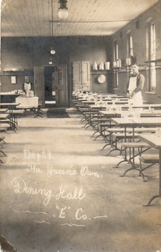 Ww1 postcard dining - ww1,