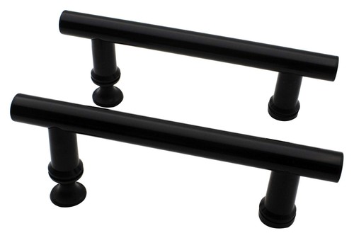 Black shower door handle - shower,