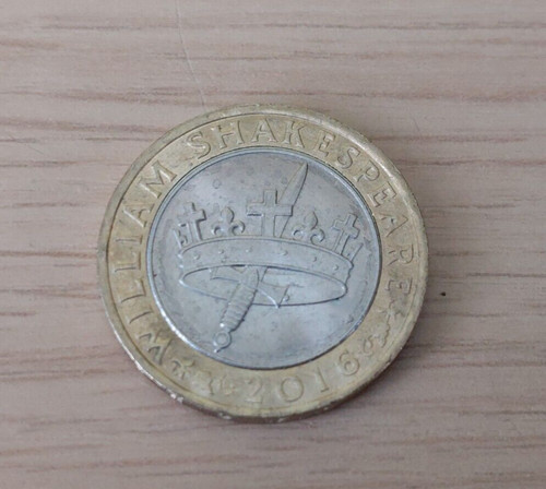 William shakespeare 2 coin - shakespeare, £2